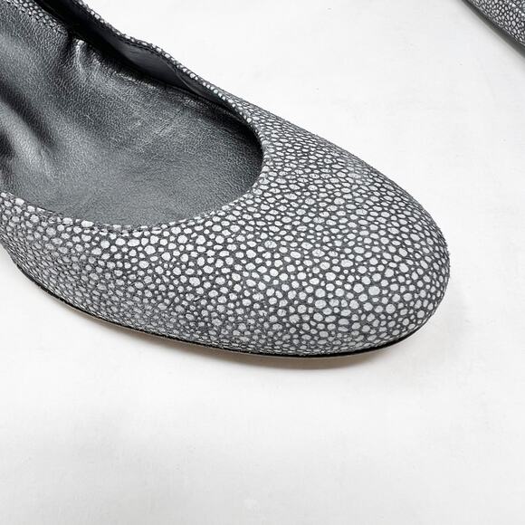 [Jigsaw] London Gray Spotted Print Round Toe Cone Shaped Heels Size 40 US 10 - Picture 8 of 10
